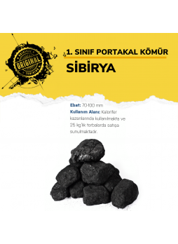 1. Sınıf İthal Portakal Kalorifer Kömürü * 1 Ton
