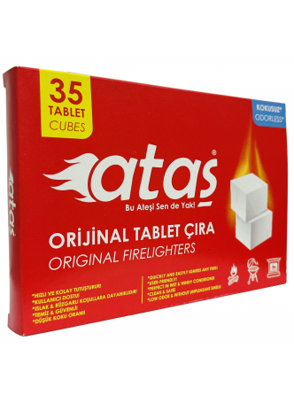 Ataş Tablet Çıra Kokusuz 35'li