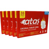 Ataş Tablet Çıra Kokusuz 35'li * 5 Adet