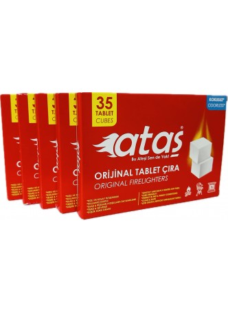 Ataş Tablet Çıra Kokusuz 35'li * 5 Adet